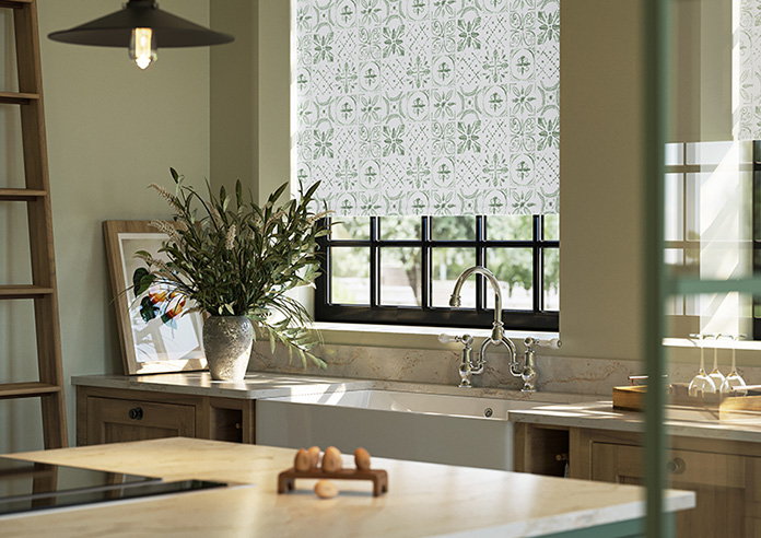 Moroccan Tiles, Bottle - Roller Blind - Image 5